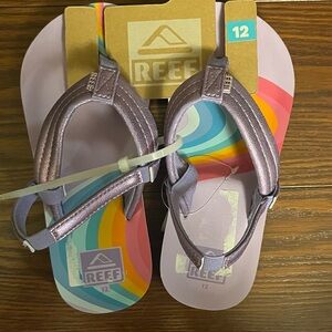 Reef girls Kids Sandals - Purple rainbow